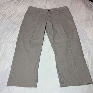 C.E. Schmidt Workwear Men's Tan Canvas Carpenter Pants Size 44x28.5 Relaxed‎ Fit